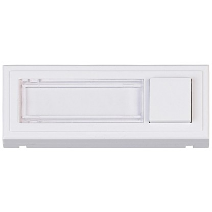 Heidemann Klingeltaster AP Combifix Kunststoff Weiss