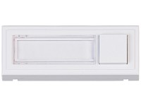 Heidemann Klingeltaster AP Combifix Kunststoff Weiss