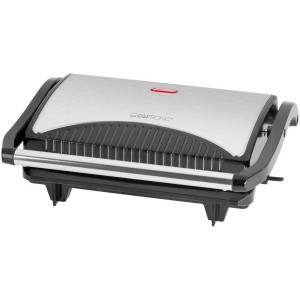 Clatronic Multigrill MG 3519, grill elettrico con corpo in acciaio inox e rivestimento antiaderente.