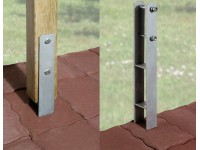 Weka Carport H-Anker-Set 6 / 8 Anker je 90 x 90 mm