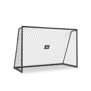 Porta da calcio in alluminio Exit Scala nera, 300x200cm, per giardino e tempo libero.