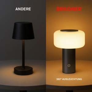Briloner Lampada tavolo LED Juna dimm. Antracite opaco 210 lm / Ø 13 x 20,5 cm
