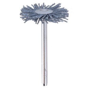 Spazzola abrasiva Dremel 538, 26 mm, per miniutensili, per pulizia e sbavatura.