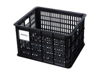 Basil Fahrradkiste recycelter Kunststoff Schwarz Gr. M / 29,5 l