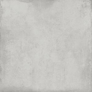 Piastrella da pavimento in gres porcellanato Stormy White, 59,8x59,8 cm, effetto cemento opaco per interni ed esterni.