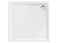 Aquasu Acryl-Duschtassenset Luxus Weiss 80 x 80 x 25 cm