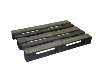 Möbelpalette roh imprägniert Grau (HxBxT) 14,4 x 80 x 120 cm