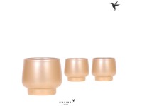 Portavaso in ceramica Scandic Gold Ø 9 x 10 cm / 1 pz.