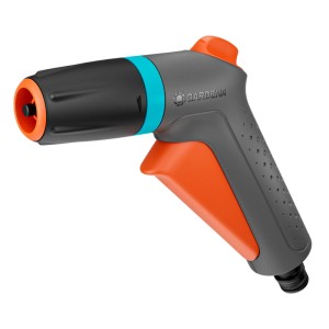Gardena Lancia per pulizia Classic, spruzzatore da giardino con corpo grigio-nero e manico arancione.