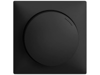 Feller Drehdimmer Frontplatte EdizioDue Schwarz