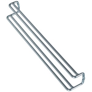 Wenko porta cinture e cravatte, larghezza 36 cm, in acciaio cromato.