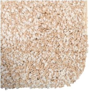Tappeto bagno beige Spirella Gobi, 60x90 cm, in poliestere con effetto mélange.