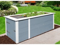 Weka Profi-Hochbeet 669 C Natur (HxBxT) 81 x 205 x 79 cm
