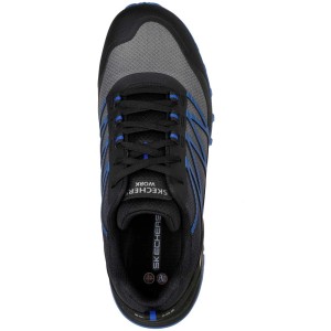 Chaussure de sécurité Skechers Work Puxal S1 P, ESD, taille 40, détails gris/bleus, chaussure de travail