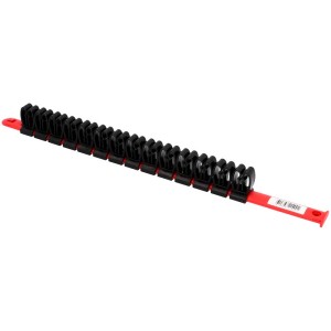 Portautensili da 43 cm per sistemi a pannello forato, per riporre utensili come cacciaviti e martelli.