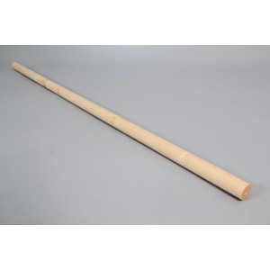 Main courante en épicéa, longueur 2250 mm, Ø 40 mm, pour intérieur et extérieur.