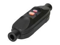 FI-Personenschutz-Zwischenschalter Schwarz 16 A / 230 V FI-Personenschutz-Zwischenschalter Schwarz 16 A / 230 V