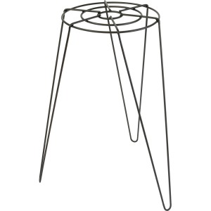 Supporto per piante Wagner GH 0560, nero opaco, alto 60 cm, in acciaio verniciato a polvere.