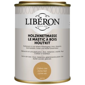 Dose Holzknetmasse Eiche hell zur Holzreparatur.