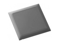 Feller Steckdeckel EdizioDue Dunkelgrau 130 x 130 mm