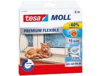 Tesamoll Silikondichtung Premium Flexible Weiss 9 x 7 mm / Länge 6 m