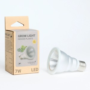 Venso E27 Lampada LED per piante da interno 7W, con confezione.