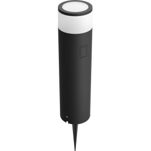 Estensione lampione LED Philips Hue Calla nero per giardino.