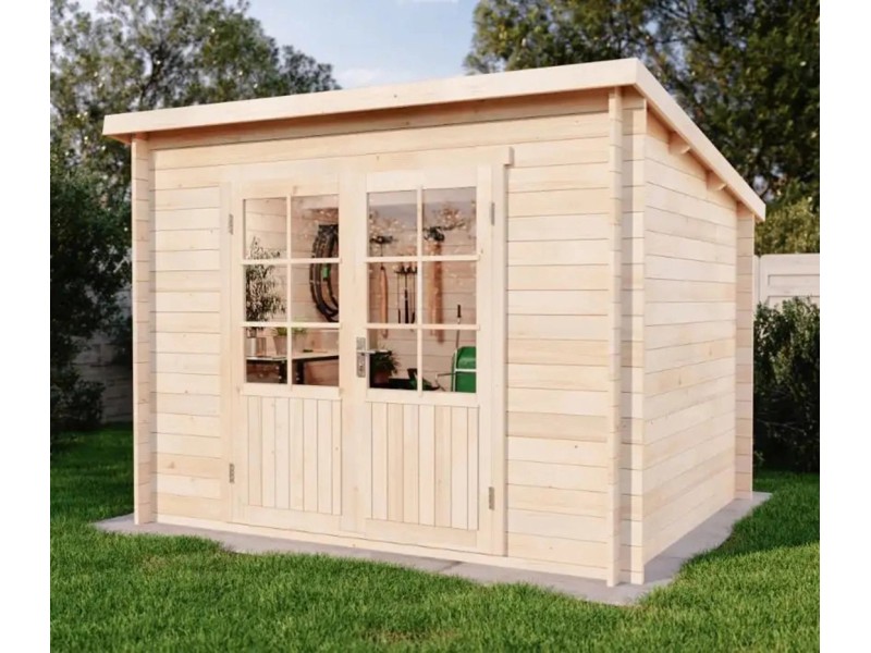Alpholz Gartenhaus Maria28 Natur 300 cm x 250 cm kaufen bei OBI