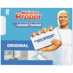 Meister Proper Gomma Magica Express, confezione da 2. Spugne per la pulizia per la rimozione delle macchie.