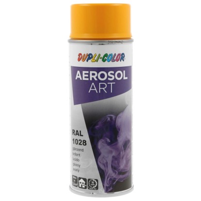 Dupli-Color Vernice Spray Aerosol-Art RAL 1028 giallo melone 400 ml