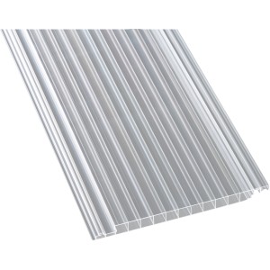 Pannelli alveolari in PC trasparenti Easy-click plus, spessore 16 mm, per coperture in plastica.