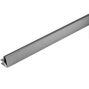 Angolo interno/esterno Grosfillex in alluminio, clip-on per pannelli da 5-8 mm.