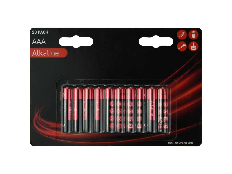 Alkaline Batterie Typ AAA / 20 Stk. kaufen bei OBI
