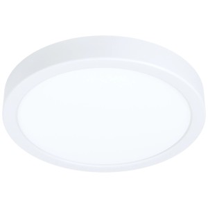 Plafonnier LED Eglo Fueva 6 blanc et rond avec technologie CCT, Ø 21 cm.