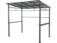 Pavillon Bramston Alu Anthrazit 227 x 261 x 183 cm