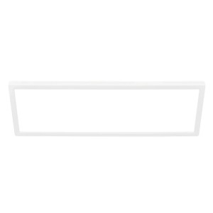 Plafonnier LED Briloner Kada blanc, ultraplat, 58x20x2,8 cm. Lampe de plafond moderne pour intérieur.