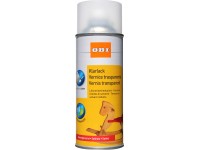 OBI vernis transparent en spray satiné diluable à l'eau 400 ml