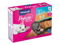 Vitakraft® Katzen-Nassfutter Poésie® Délice in Gelée Pute / Lachs 85 g / 6 Stk.