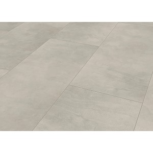 Revêtement de sol design Classen Neo 2.0 Washed Concrete, sol vinyle aspect pierre, gris clair.
