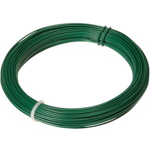 Fil de fer vert Conacord, Ø 1,2 mm, 25 m, idéal pour le bricolage et la décoration.