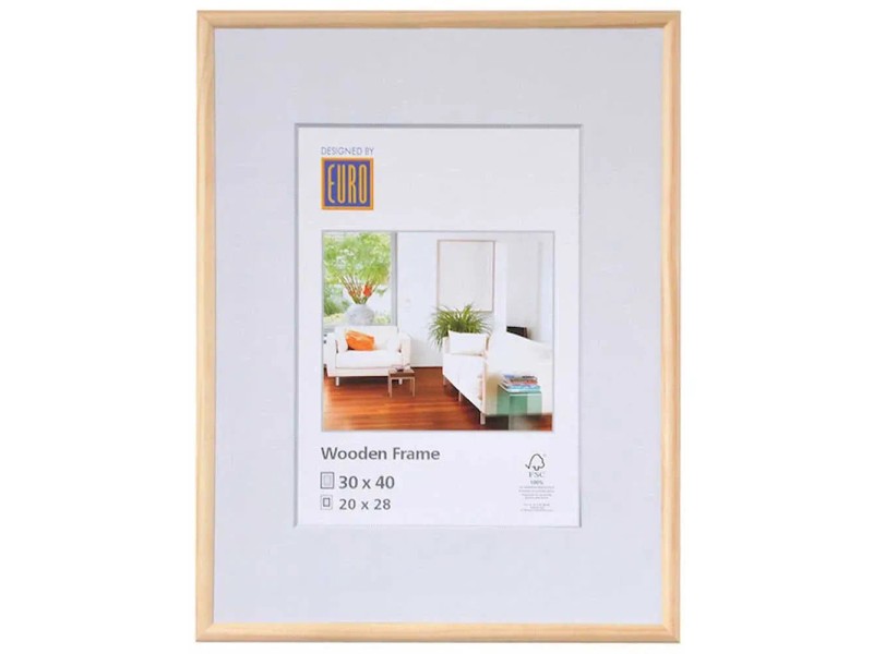 LVAOUO Bilderrahmen 30x40 Cm Schwarz - Holzrahmen Mit Plexiglas