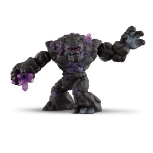 Figurine Schleich Shadow Stone Monster avec corps et mâchoire mobiles.
