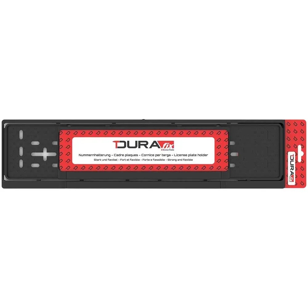 Durafix Nummernhalter NU-Set Kunststoff Schwarz 30 x 8 cm / 50 x 11 cm
