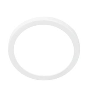 Plafonnier LED Briloner Kada blanc, rond, ultraplat, diamètre 19,2 cm.