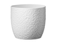 Übertopf Boston matt Weiss Ø 13 cm / Höhe 12 cm