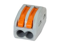 Wago Hebelklemme 2-polig / Ø 0,08 mm - 4 mm / 5 Stk.