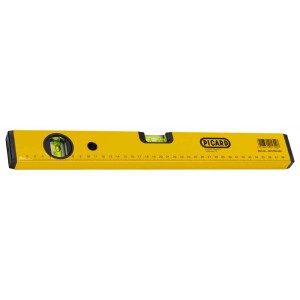 Gelbe Picard Aluminium Wasserwaage, 1000 mm, für präzises Ausrichten.