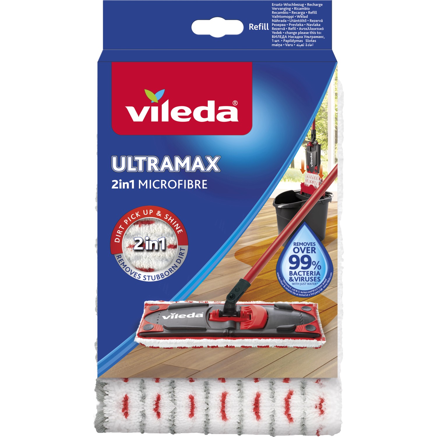 Acheter en ligne VILEDA Balai serpillière UltraMax 2 in 1 à bons prix et en  toute sécurité 