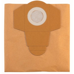 Sac à poussière Einhell, lot de 5, 40 l, pour aspirateurs. Sac filtrant en papier avec ouverture.