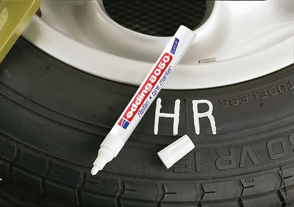 Gesso Per Pneumatici Bianco - Marcatura Facile E Preciso Per Gomme - Foto 9